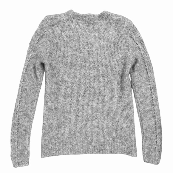 Magaschoni Women’s Small Gray Mohair Wool Blend Sweater Soft NWT - Picture 3 of 5